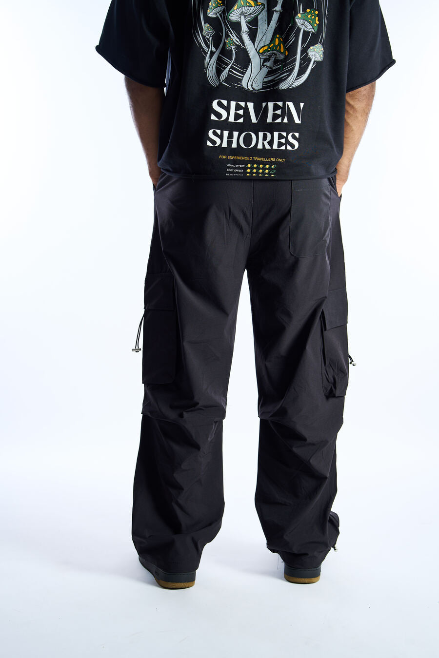 7 Shores Black Carbon Pants