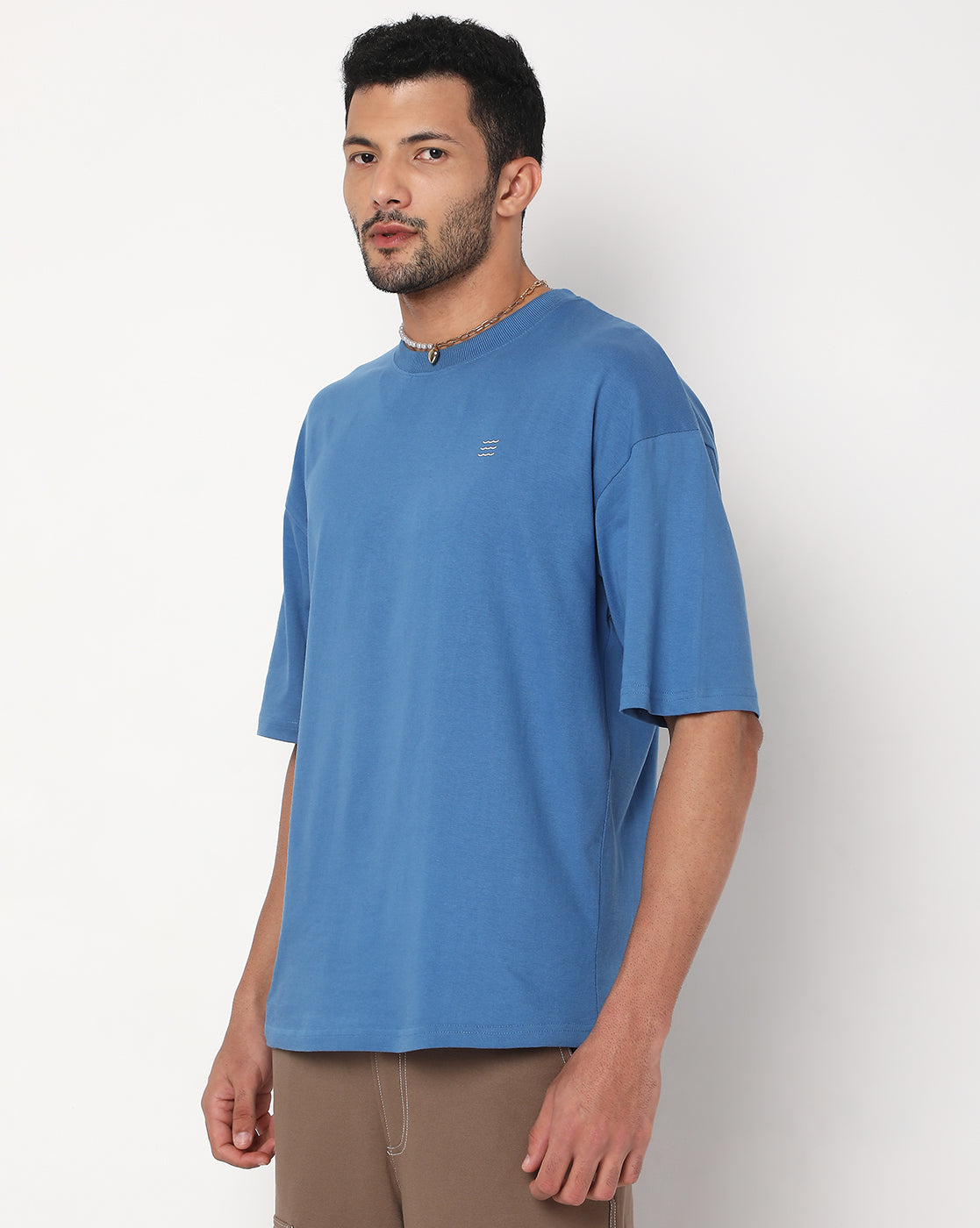 High On Melon Blue Oversized T-Shirt