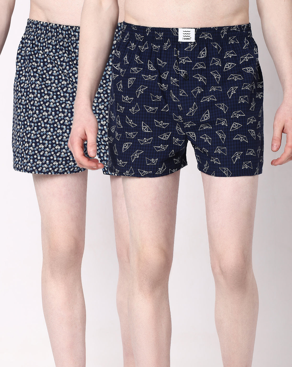 Set of 2 Abstract Printed Boxers